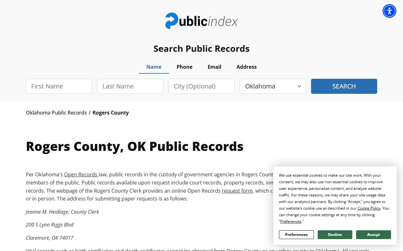 Rogers County inmate population jail roster search